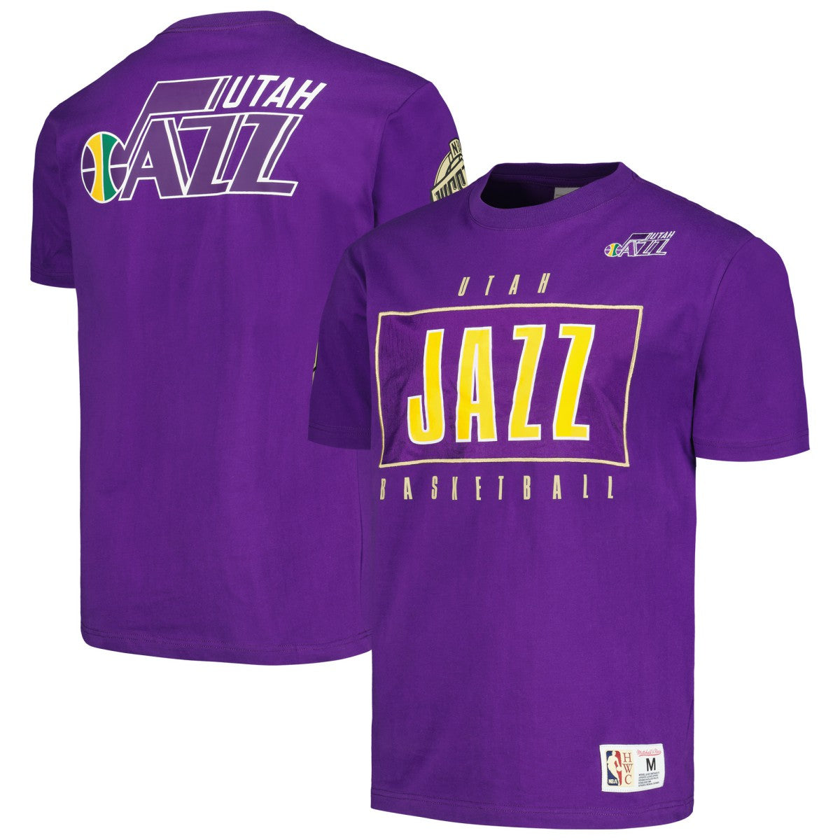 Utah Jazz Hardwood Classics Team OG 2.0 Premium Vintage Logo T-Shirt On Sale