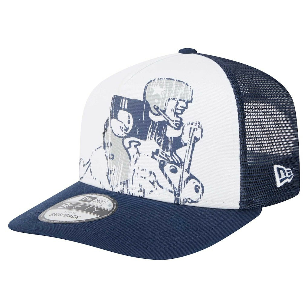 Dallas Cowboys New Era Distressed 9FIFTY A-Frame Snapback Hat