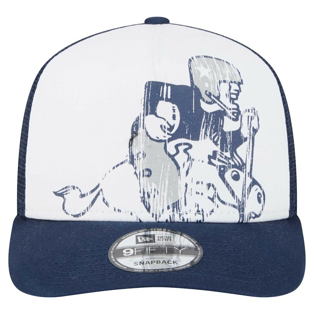 Dallas Cowboys New Era Distressed 9FIFTY A-Frame Snapback Hat