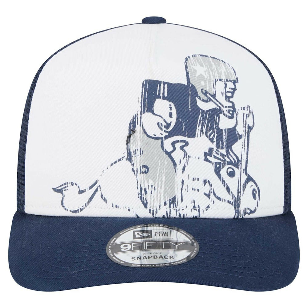 Dallas Cowboys New Era Distressed 9FIFTY A-Frame Snapback Hat