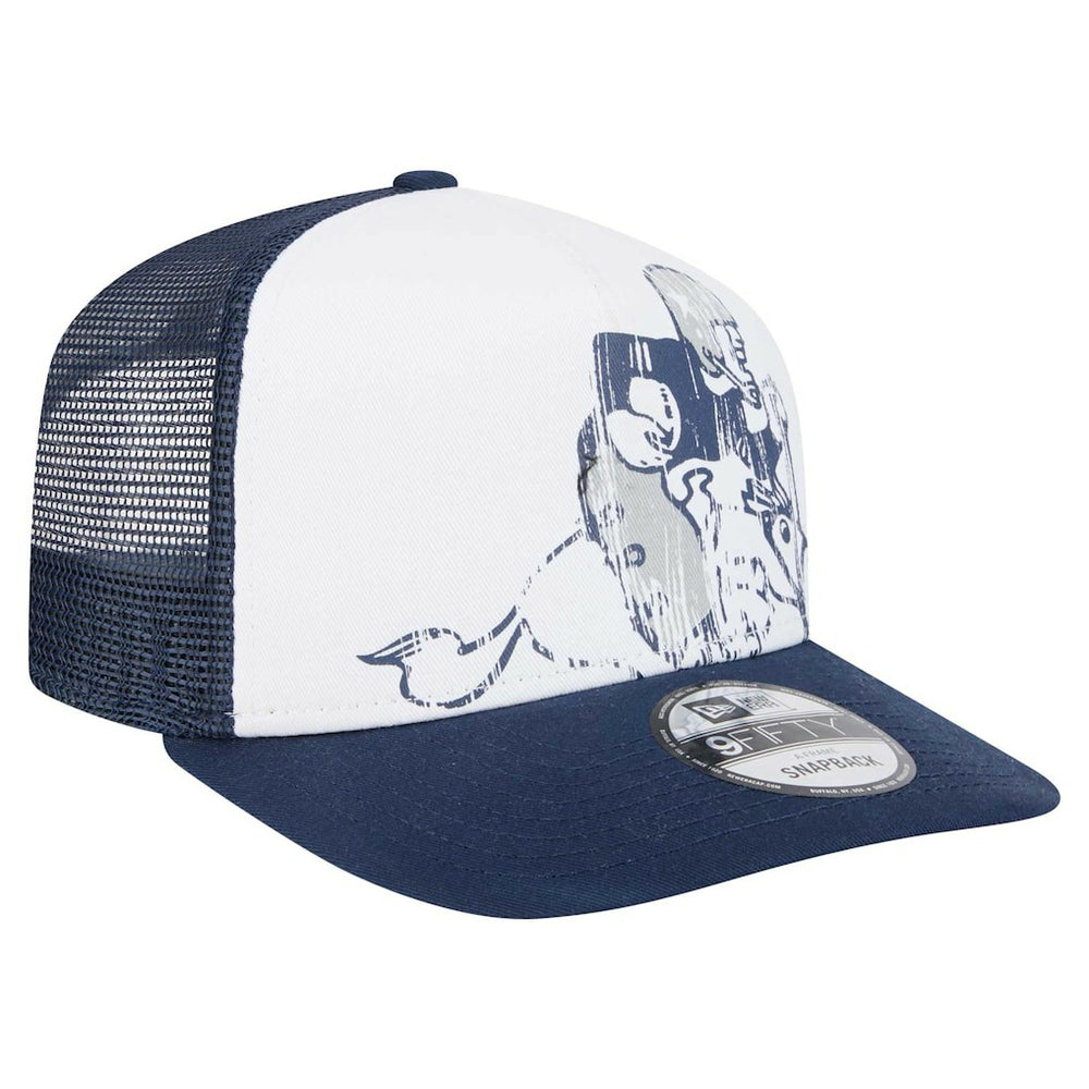 Dallas Cowboys New Era Distressed 9FIFTY A-Frame Snapback Hat