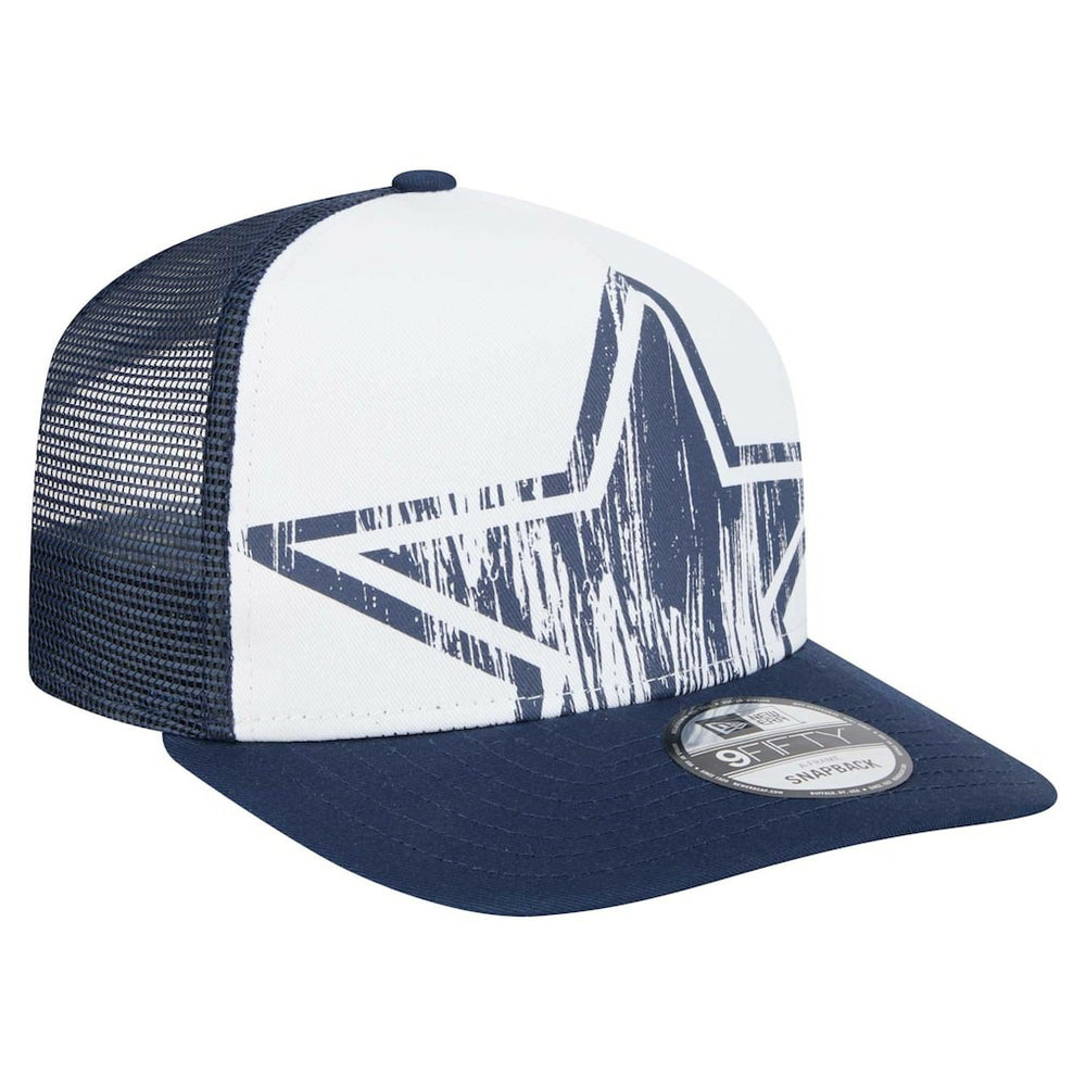 Dallas Cowboys New Era Distressed 9FIFTY A-Frame Snapback Hat