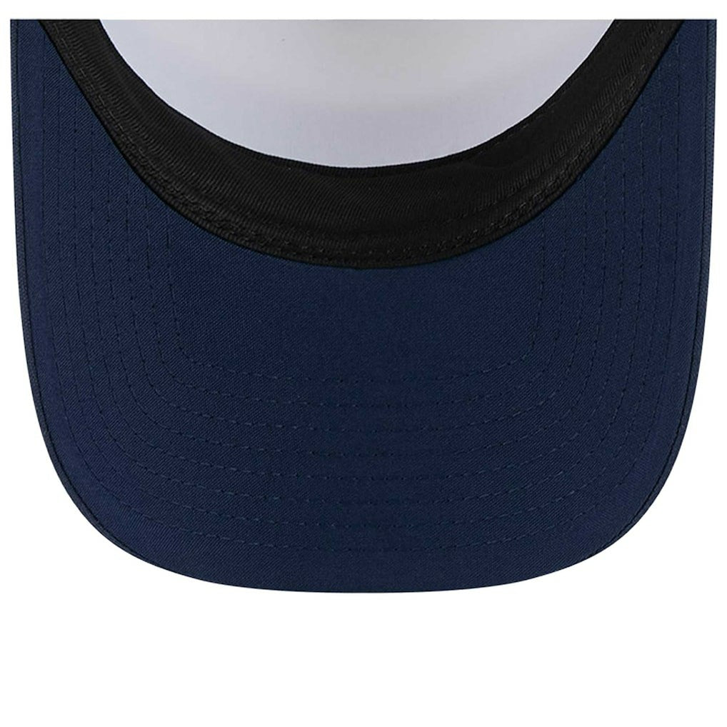 Dallas Cowboys New Era Sport Night Color Block 9FORTY A-Frame Trucker Adjustable Hat