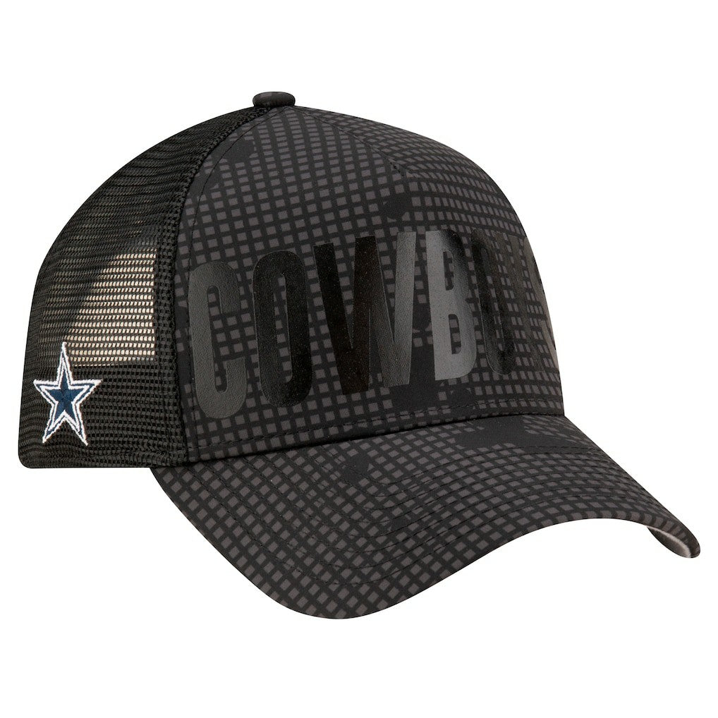 Dallas Cowboys New Era Midnight Ink Tonal A-Frame 9FORTY Adjustable Hat