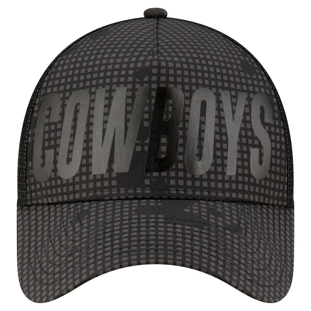 Dallas Cowboys New Era Midnight Ink Tonal A-Frame 9FORTY Adjustable Hat