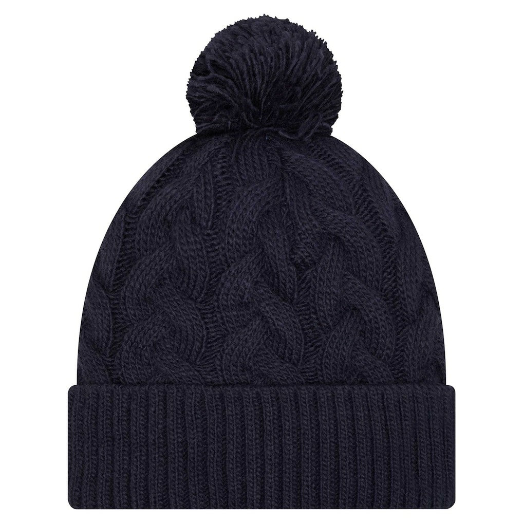 Dallas Cowboys New Era Women's Cable Knit Hat with Pom