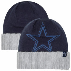 Dallas Cowboys New Era Youth Oversize Cuffed Knit Hat