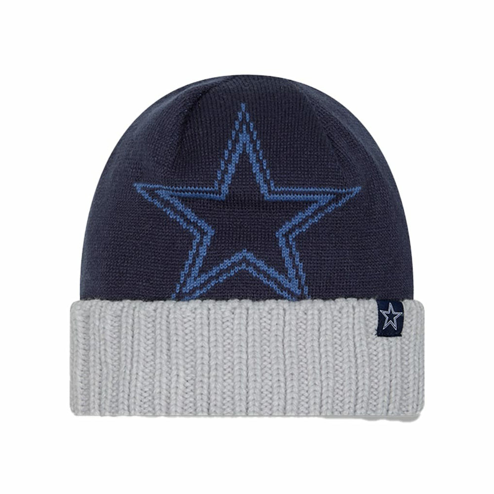 Dallas Cowboys New Era Youth Oversize Cuffed Knit Hat