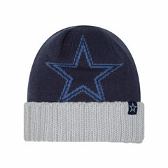 Dallas Cowboys New Era Youth Oversize Cuffed Knit Hat