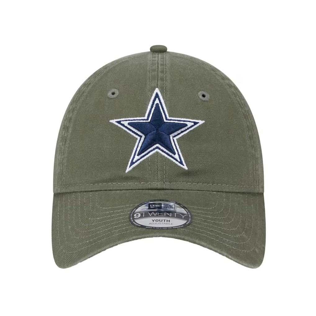 Dallas Cowboys New Era Youth Main 9TWENTY Adjustable Hat