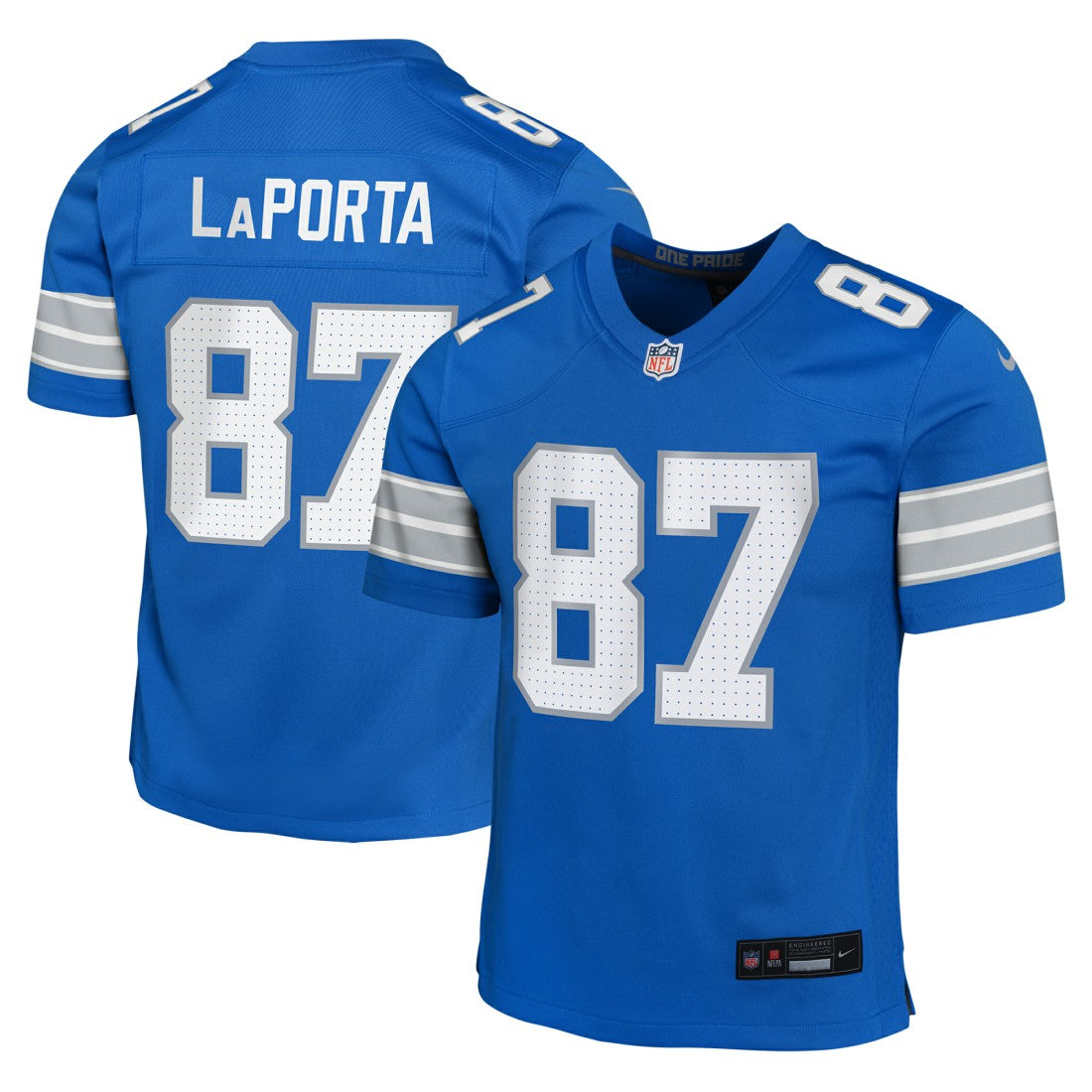 Detroit Lions Nike Sam LaPorta  Youth Game Jersey