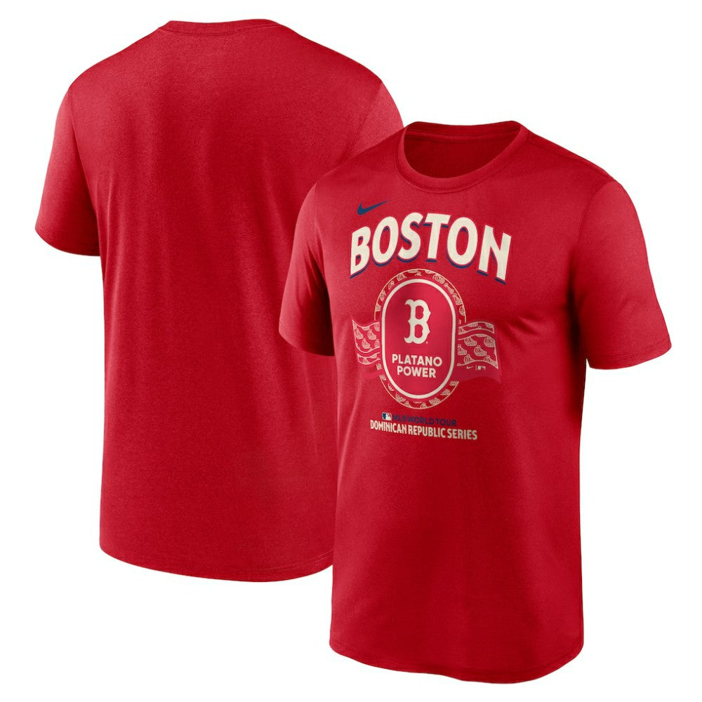Boston Red Sox Nike Dominican Republic Series Legend T-Shirt | MLB New