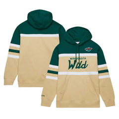 Minnesota Wild Mitchell & Ness Head Coach Pullover Hoodie Discount
