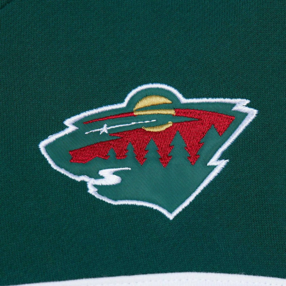 Minnesota Wild Mitchell & Ness Head Coach Pullover Hoodie Discount