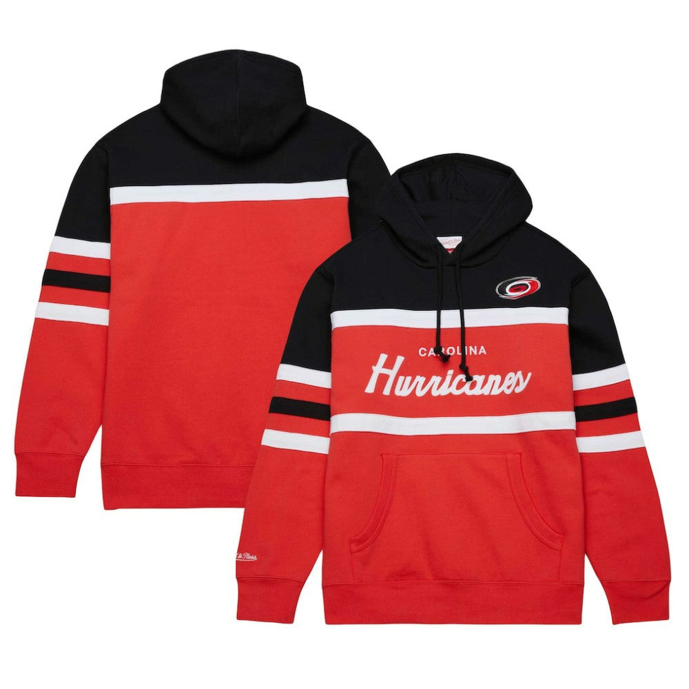Carolina Hurricanes Mitchell & Ness Head Coach Pullover Hoodie Discount