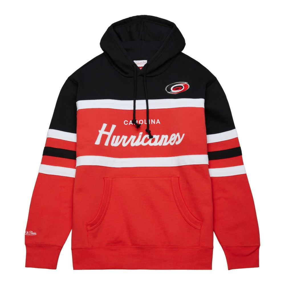 Carolina Hurricanes Mitchell & Ness Head Coach Pullover Hoodie Discount