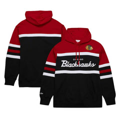 Chicago Blackhawks Mitchell & Ness Head Coach Pullover Hoodie On Sale