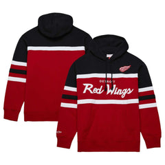 Detroit Red Wings Mitchell & Ness Head Coach Pullover Hoodie Discount