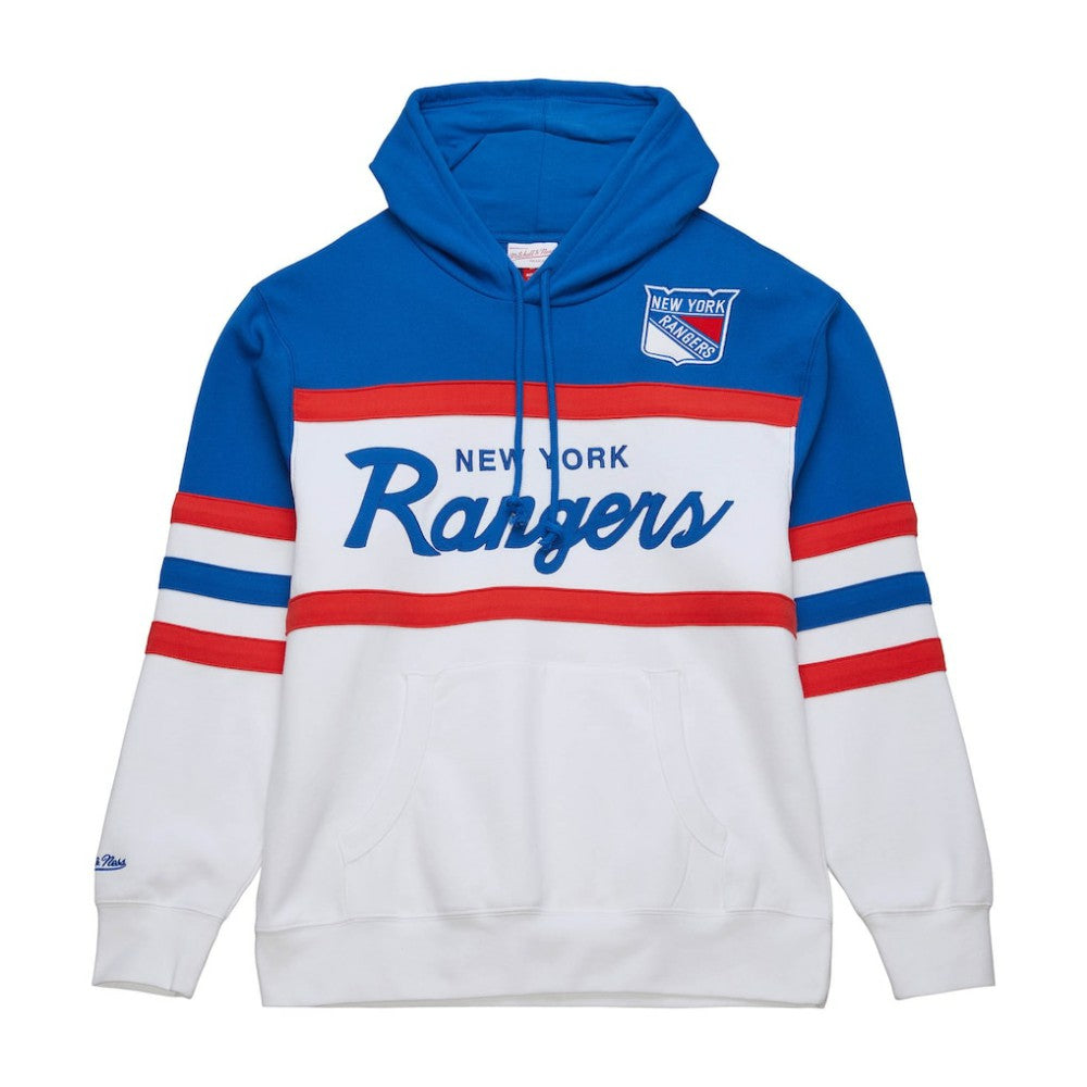 New York Rangers Mitchell & Ness Head Coach Pullover Hoodie For Sale
