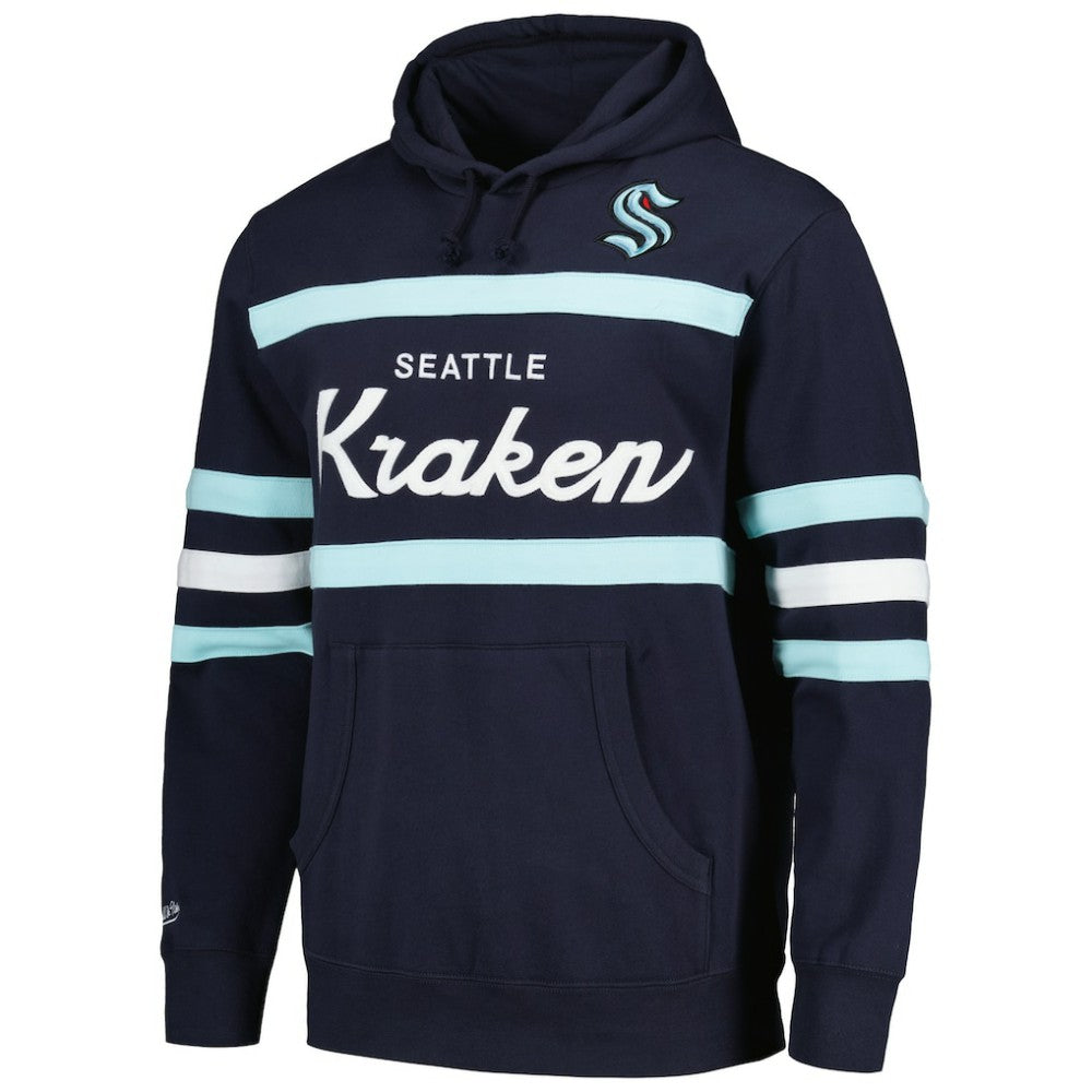 Seattle Kraken Mitchell & Ness Head Coach Pullover Hoodie Discount