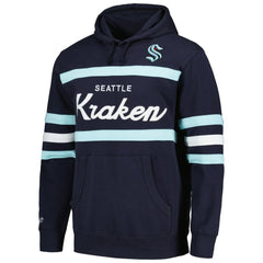 Seattle Kraken Mitchell & Ness Head Coach Pullover Hoodie Discount