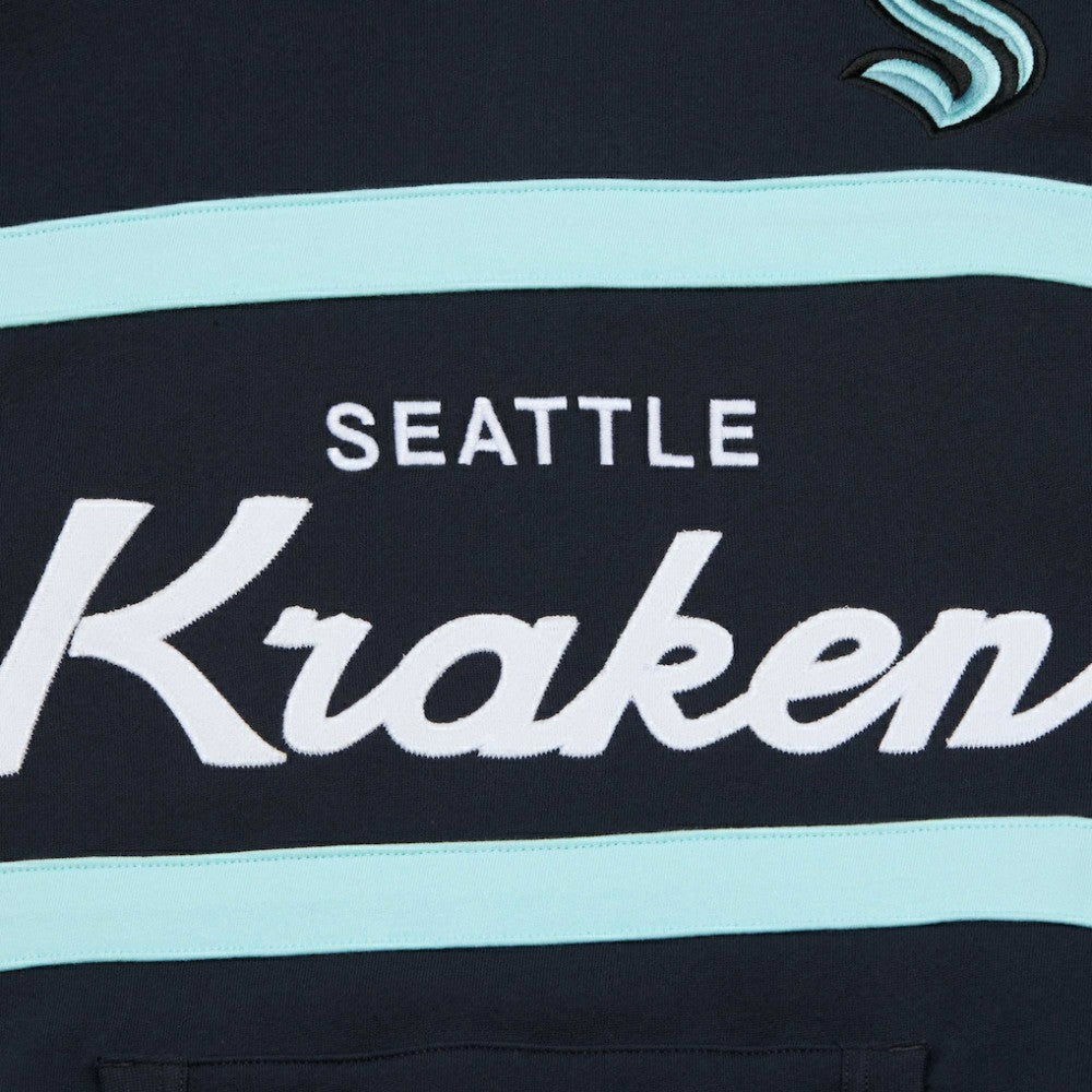 Seattle Kraken Mitchell & Ness Head Coach Pullover Hoodie Discount