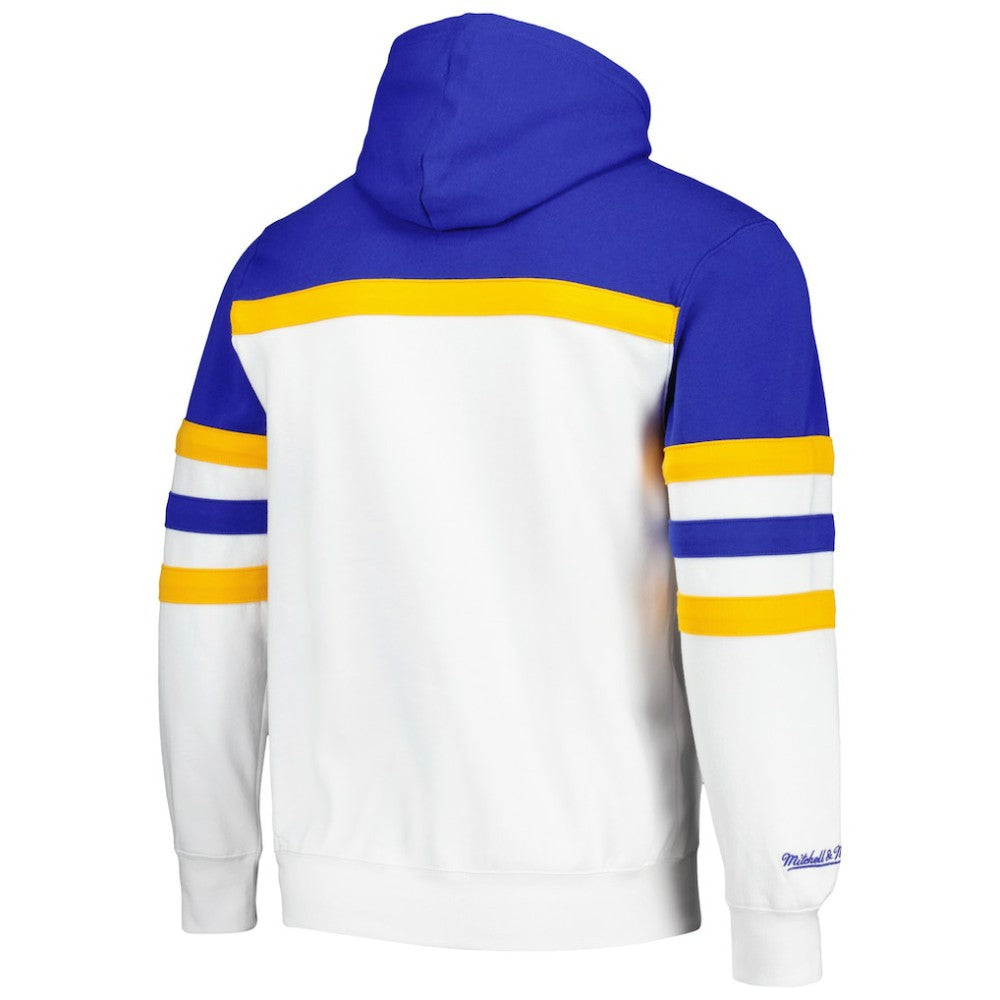 St. Louis Blues Mitchell & Ness Head Coach Pullover Hoodie Outlet