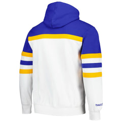 St. Louis Blues Mitchell & Ness Head Coach Pullover Hoodie Outlet