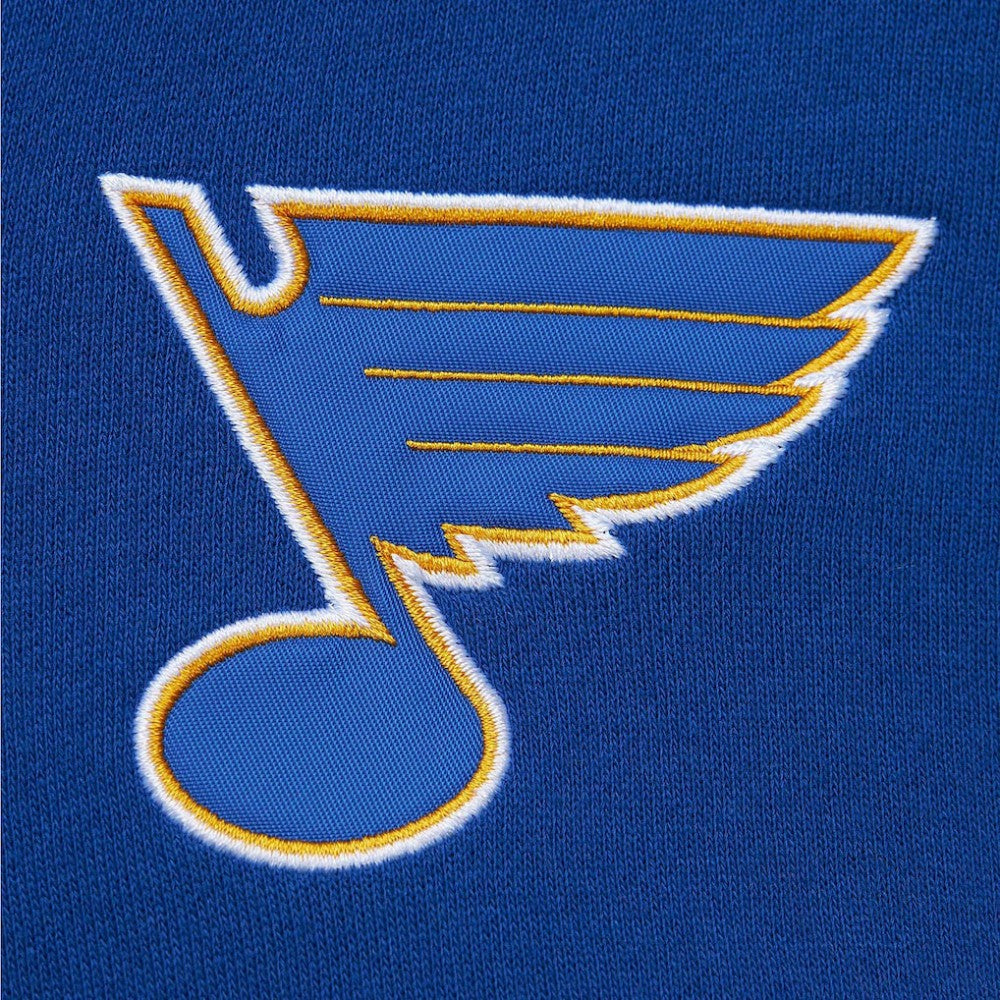 St. Louis Blues Mitchell & Ness Head Coach Pullover Hoodie Outlet