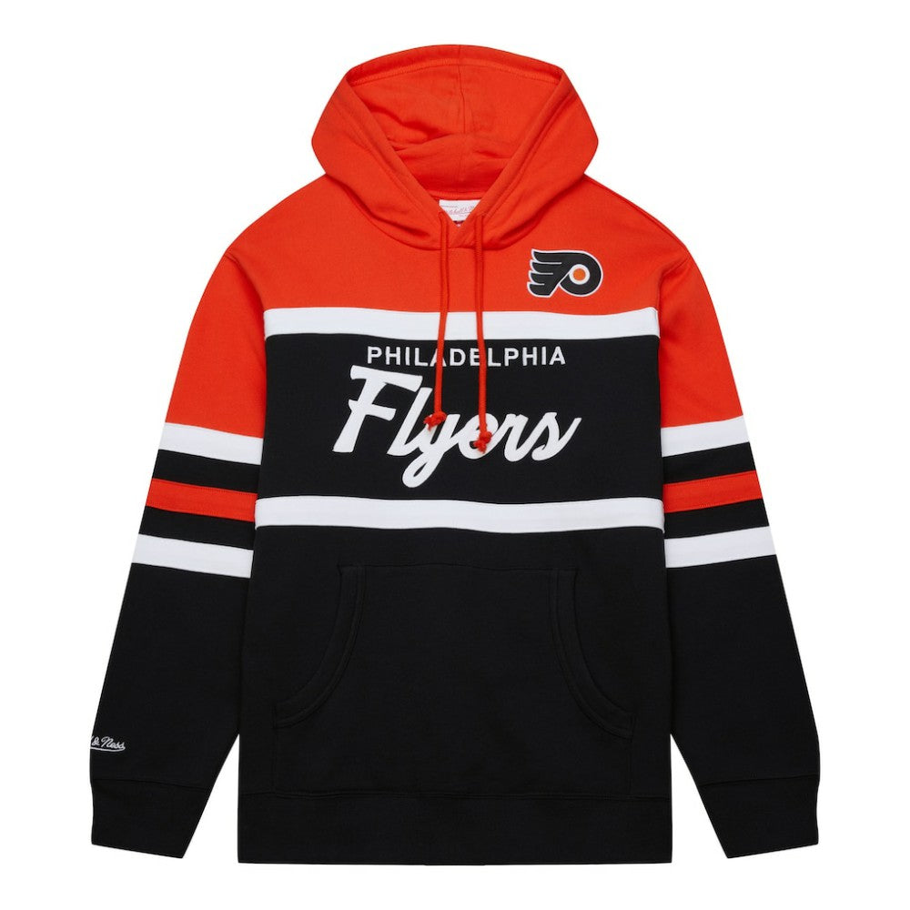 Philadelphia Flyers Mitchell & Ness Head Coach Pullover Hoodie Outlet