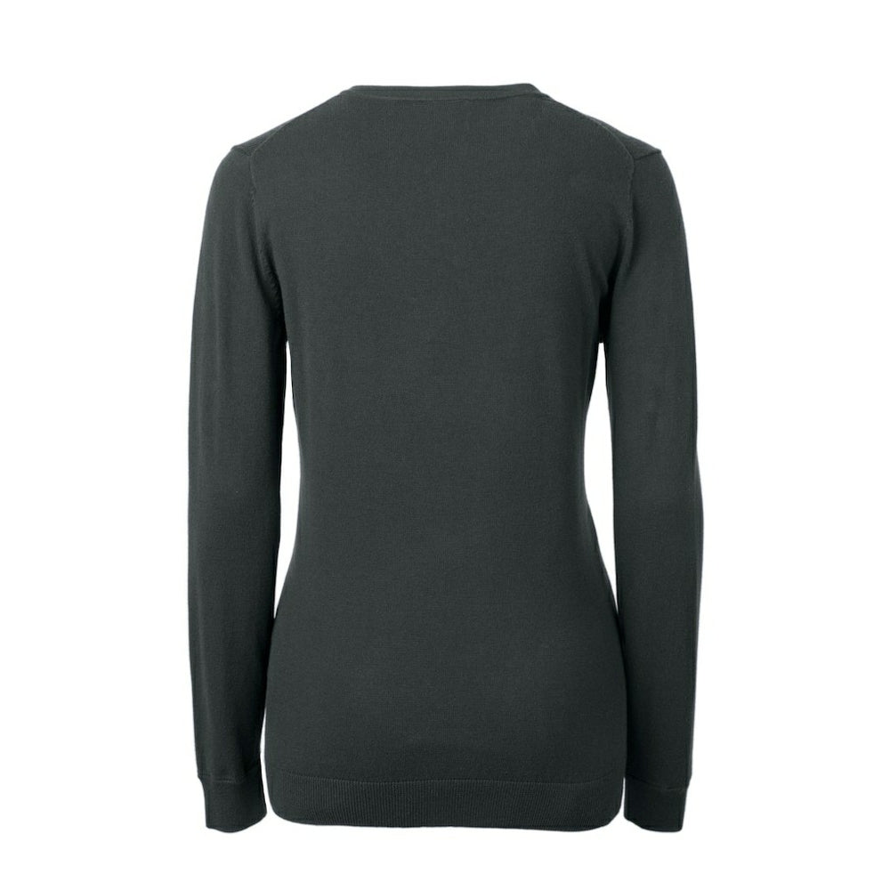 Atlanta Falcons  Cutter & Buck Women's Throwback Logo Lakemont Tri-Blend V-Neck Pullover Sweater