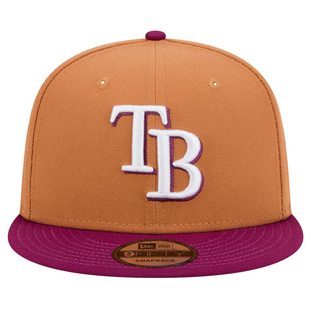Tampa Bay Rays New Era Color Pack Two-Tone 9FIFTY Snapback Hat | MLB New