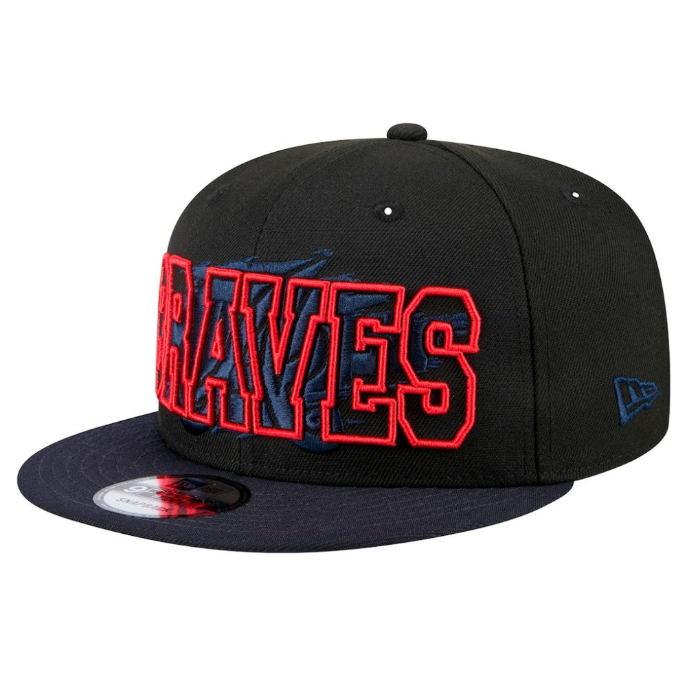 Atlanta Braves New Era Splatter 9FIFTY Snapback Hat | MLB Sale