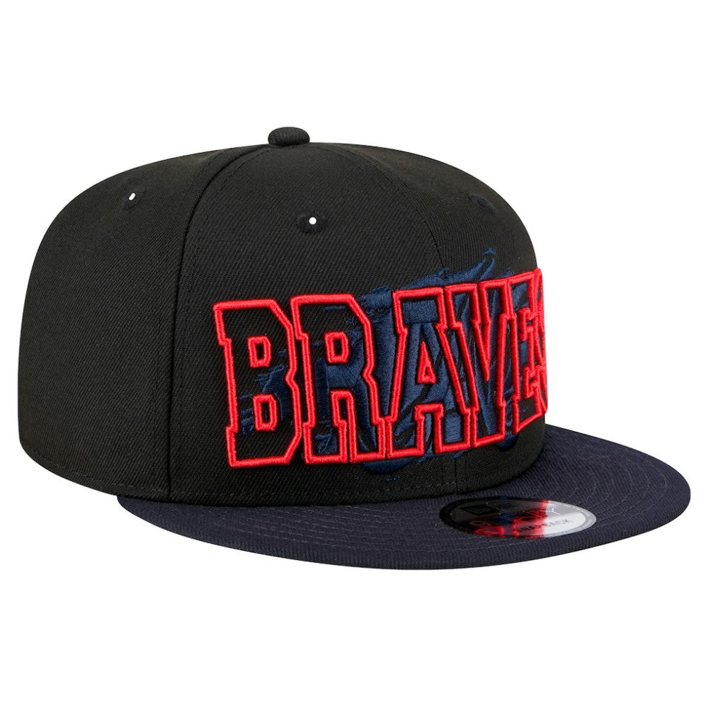 Atlanta Braves New Era Splatter 9FIFTY Snapback Hat | MLB Sale