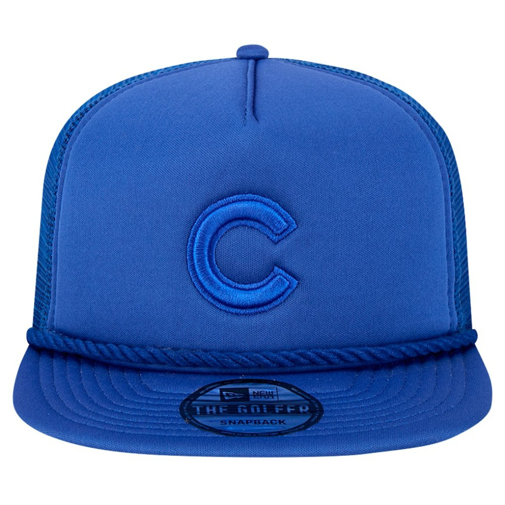 Chicago Cubs New Era Tone Foam Meshback Golfer Snapback Hat | MLB New