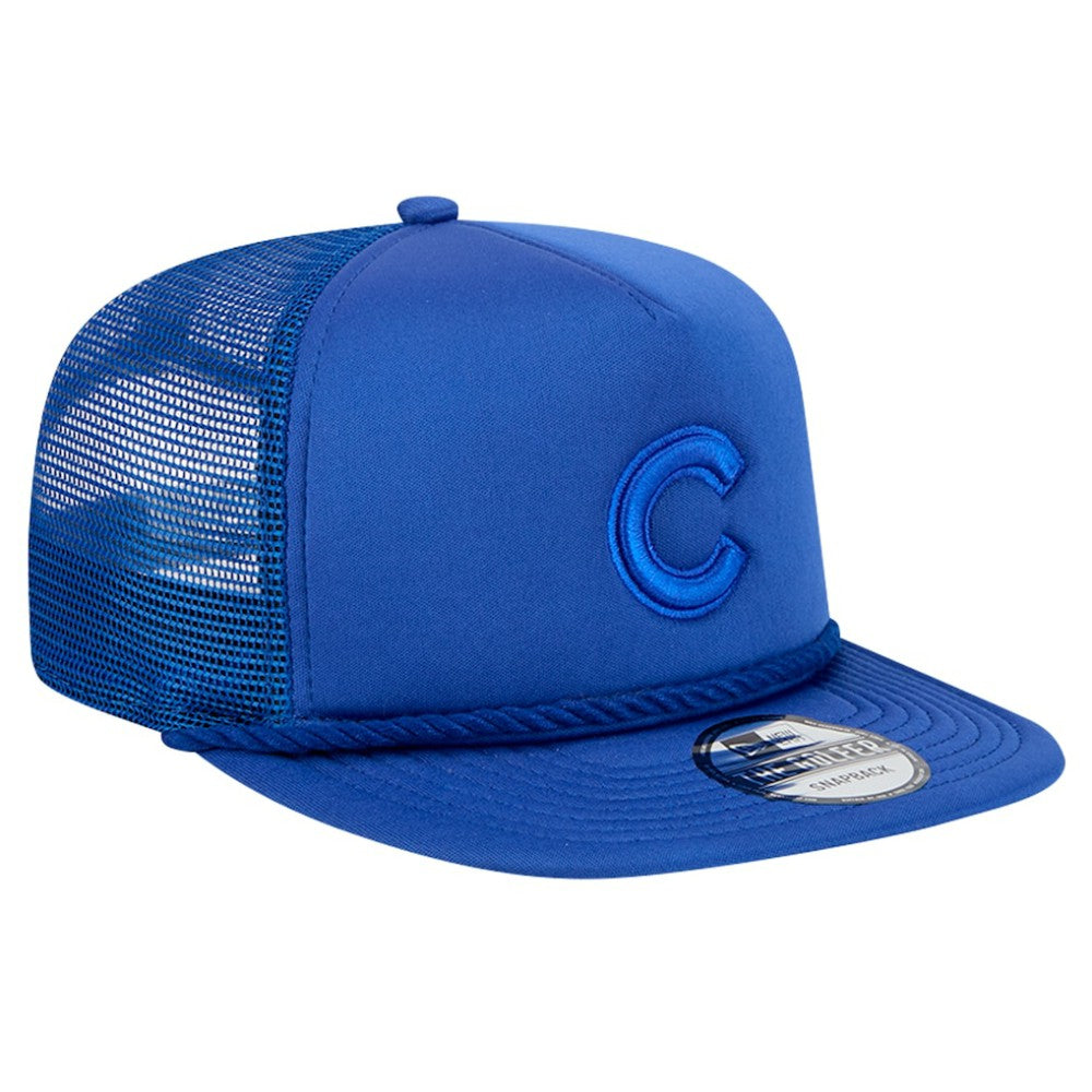 Chicago Cubs New Era Tone Foam Meshback Golfer Snapback Hat | MLB New