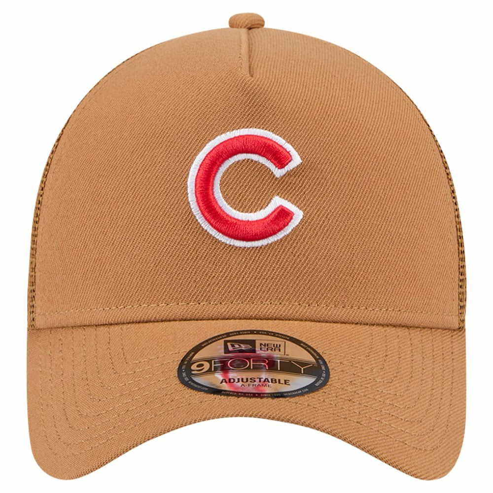 Chicago Cubs New Era A-Frame Trucker 9FORTY Adjustable Hat | MLB On Sale