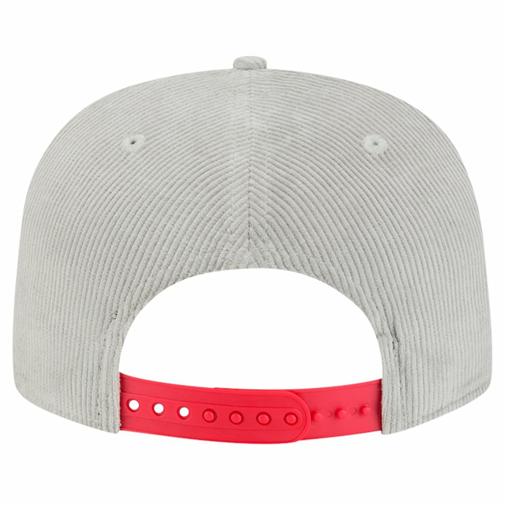 New Era Chicago Cubs Gray Corduroy Golfer Snapback Hat | MLB On Sale