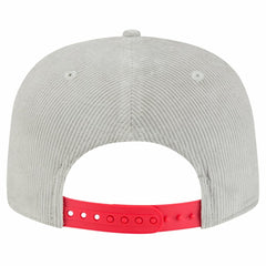 New Era Chicago Cubs Gray Corduroy Golfer Snapback Hat | MLB On Sale