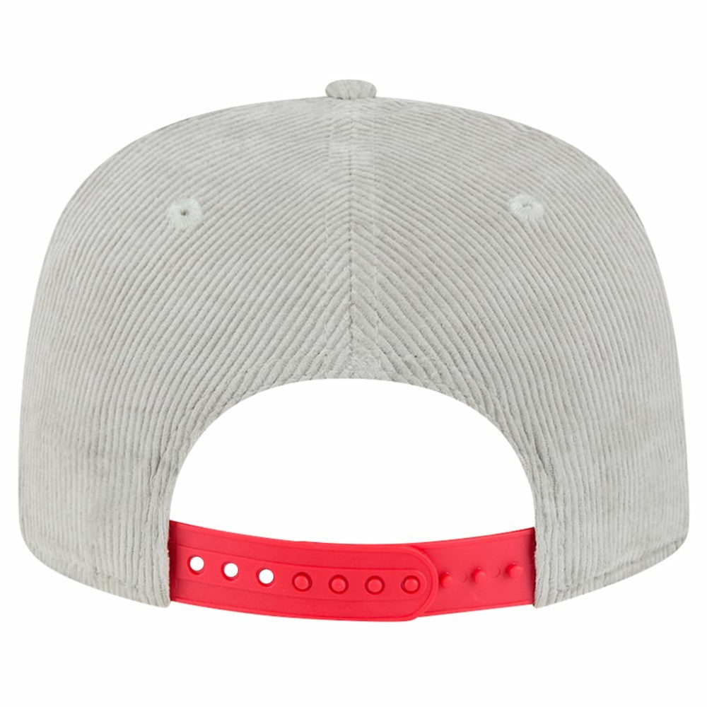 New Era Boston Red Sox Gray Corduroy Golfer Snapback Hat | MLB On Sale