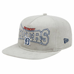 New Era Detroit Tigers Gray Corduroy Golfer Snapback Hat | MLB Outlet