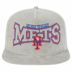 New Era New York Mets Gray Corduroy Golfer Snapback Hat | MLB Sale