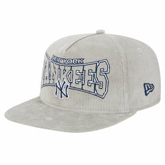 New Era New York Yankees Gray Corduroy Golfer Snapback Hat | MLB New