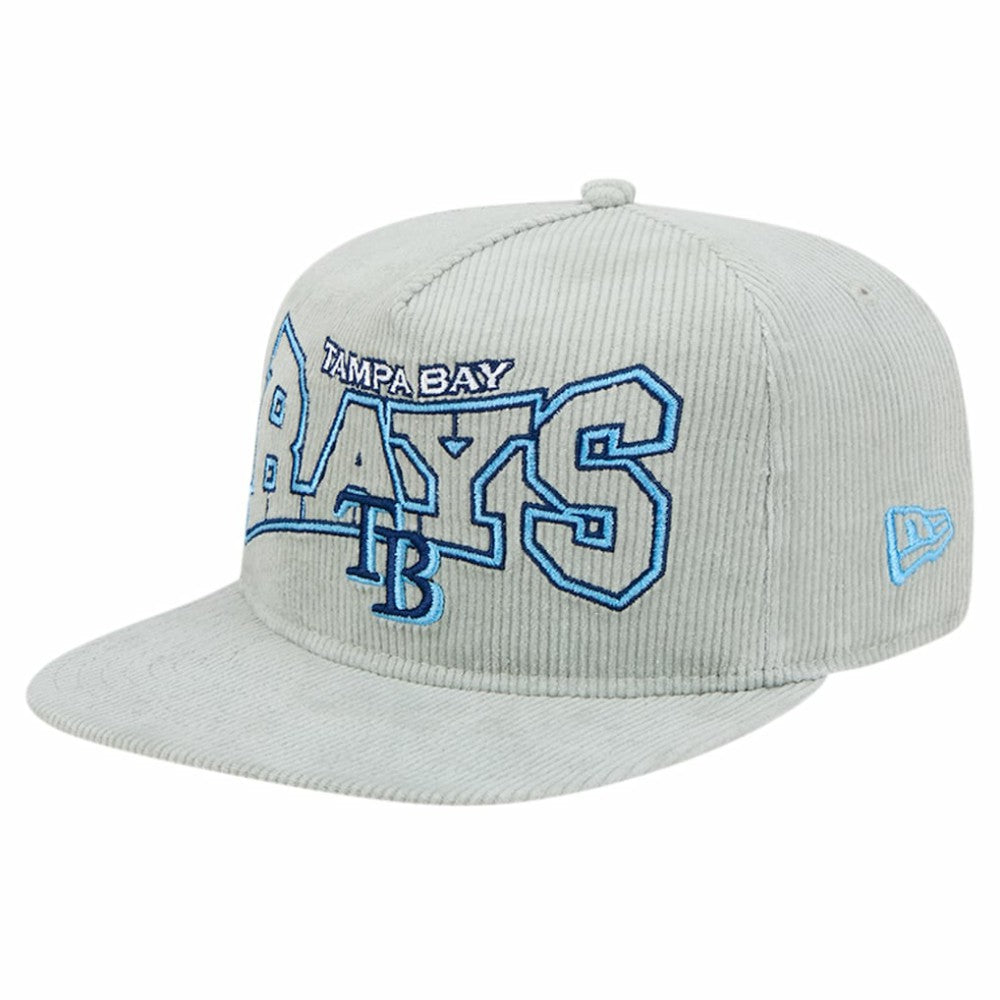 New Era Tampa Bay Rays Gray Corduroy Golfer Snapback Hat | MLB US