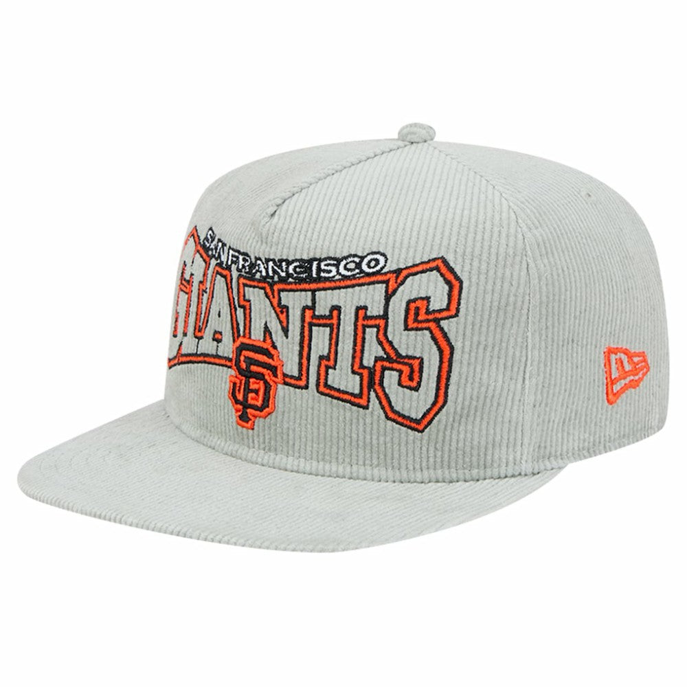 New Era San Francisco Giants Gray Corduroy Golfer Snapback Hat | MLB US
