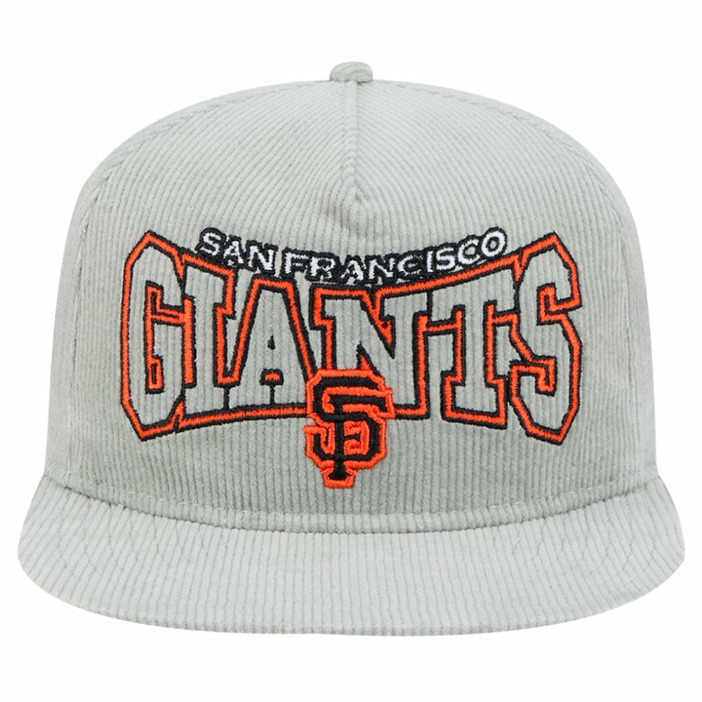 New Era San Francisco Giants Gray Corduroy Golfer Snapback Hat | MLB US
