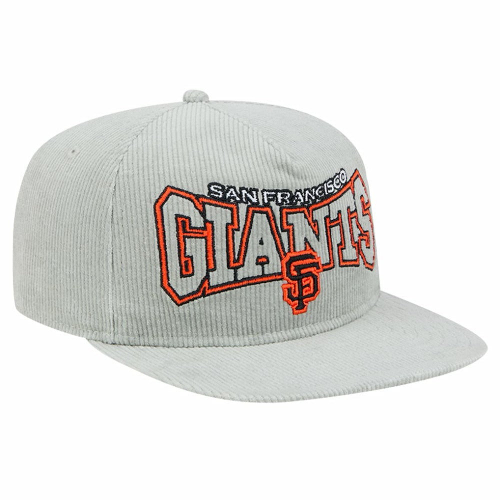New Era San Francisco Giants Gray Corduroy Golfer Snapback Hat | MLB US