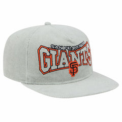New Era San Francisco Giants Gray Corduroy Golfer Snapback Hat | MLB US