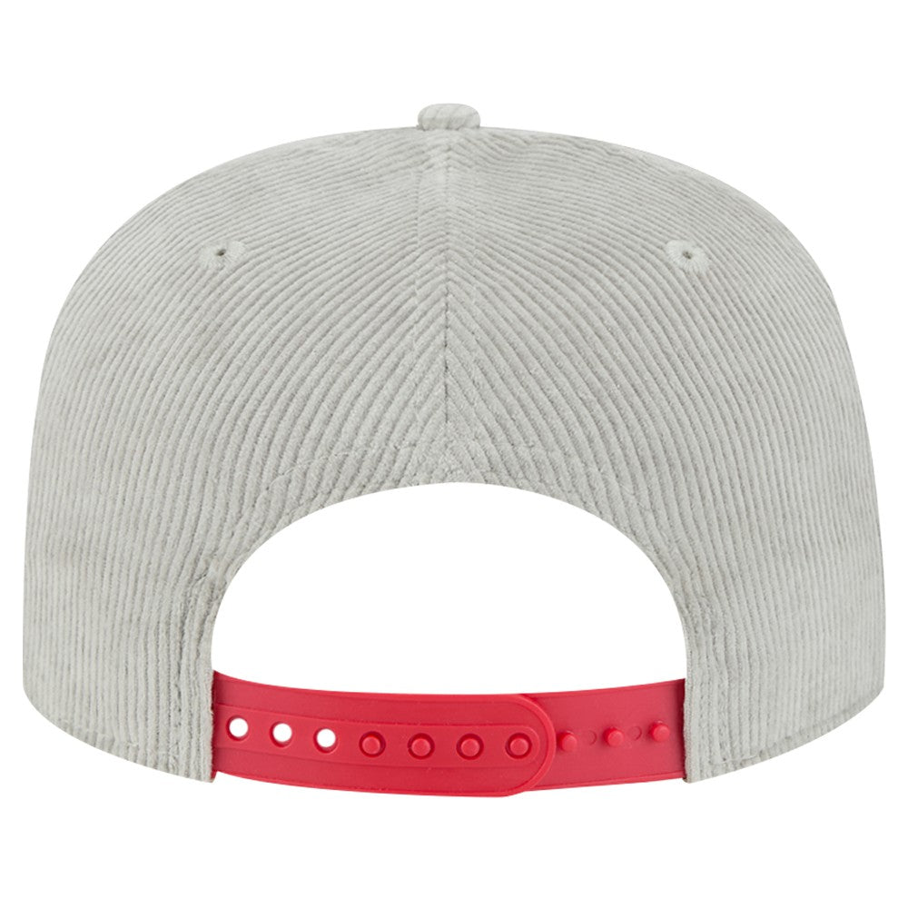 New Era Los Angeles Angels Gray Corduroy Golfer Snapback Hat | MLB Discount
