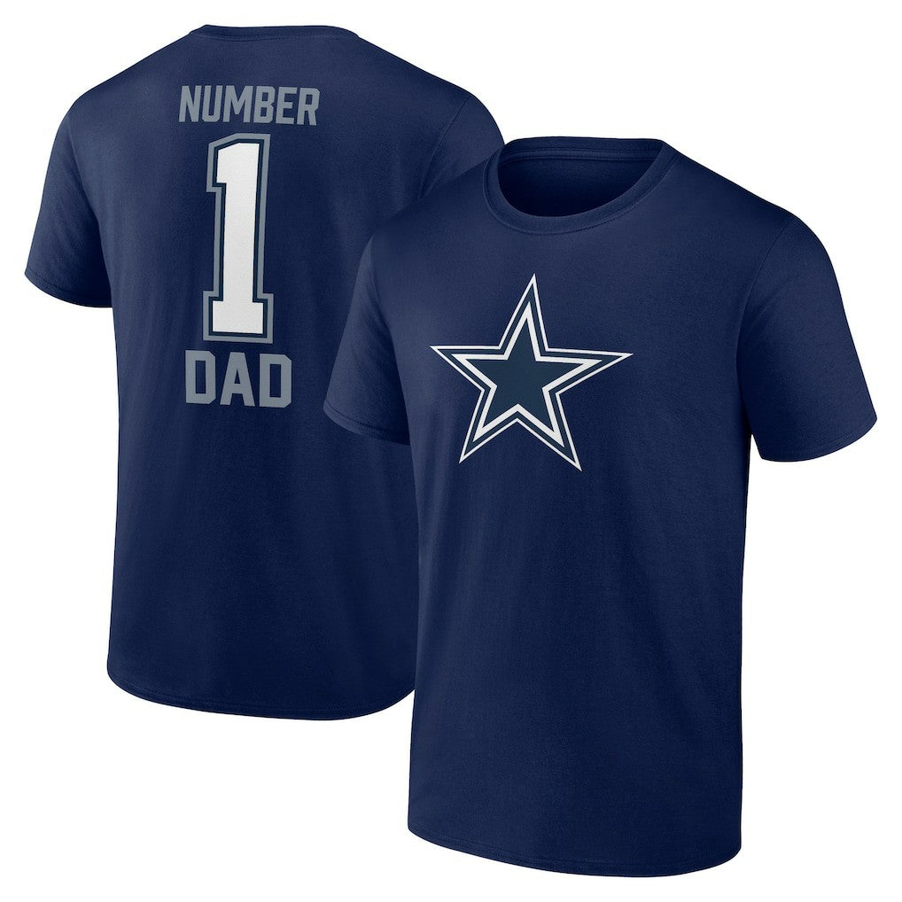 Dallas Cowboys Fanatics #1 Dad T-Shirt